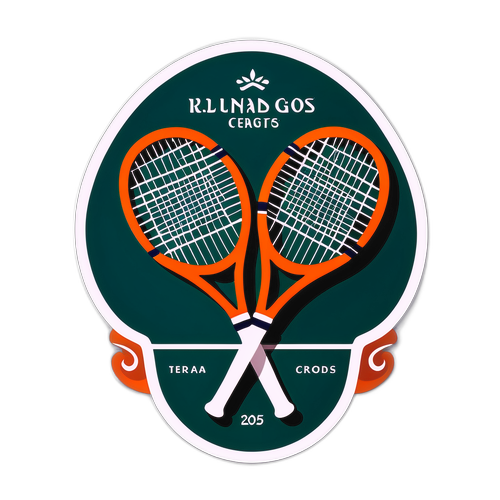Adesivo Moderno Roland Garros 2025