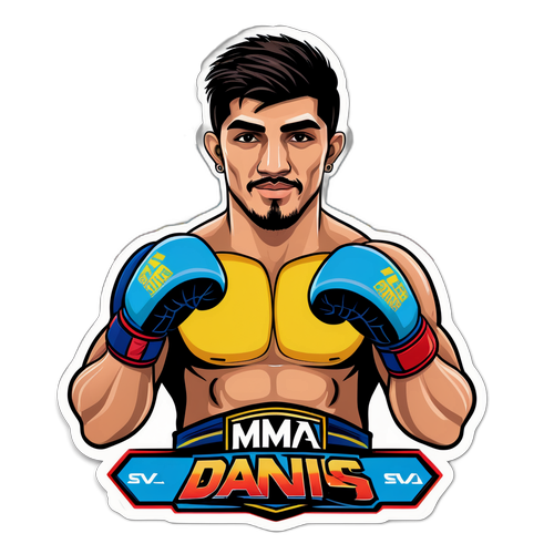 Sticker med Dillon Danis i action