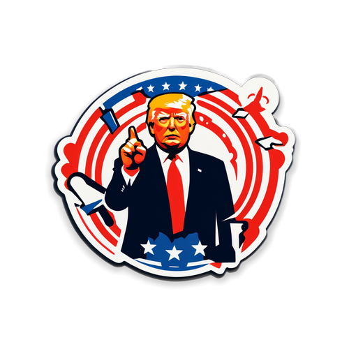 Alerte Choc : Un Sticker Visuellement Percutant sur la Tentative d'Assassinat de Trump!