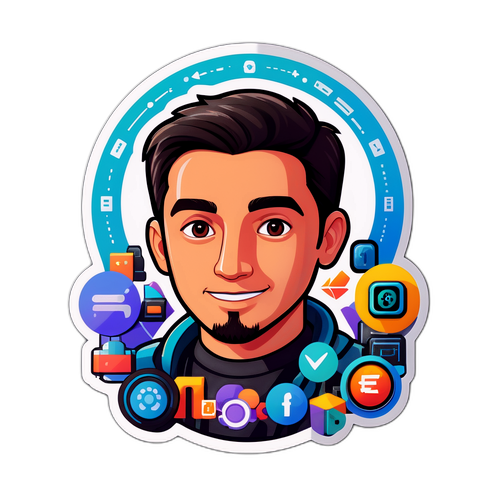 Adesivo Tecnologico con Riccardo Luna