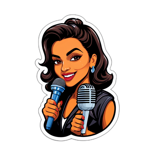 אחנאז זאק עם מיקרופון