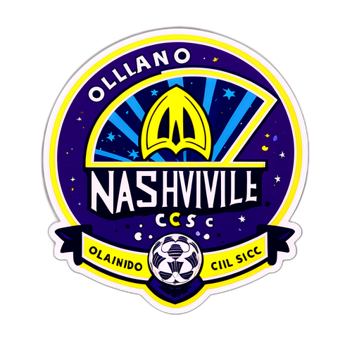Autocolante de Nashville SC x Orlando City