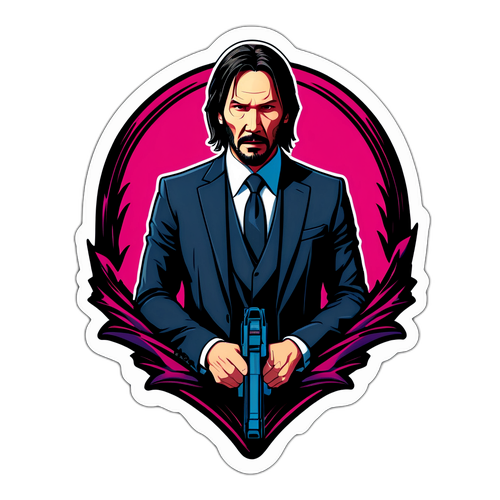 John Wick 4: Sötét Hangulatú Matrica