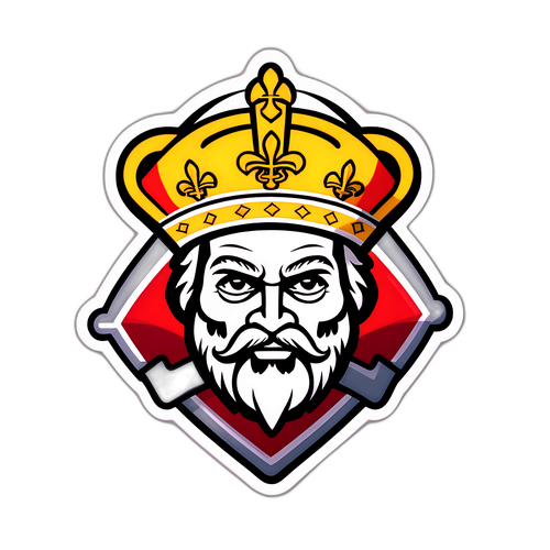 Adesivo Estilizado do Rei