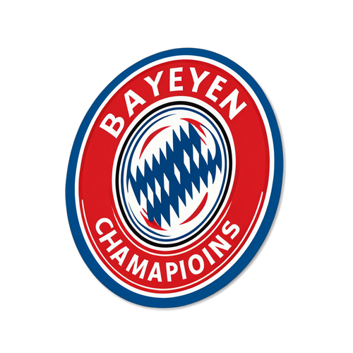 Naklejka z logo Bayernu Monachium