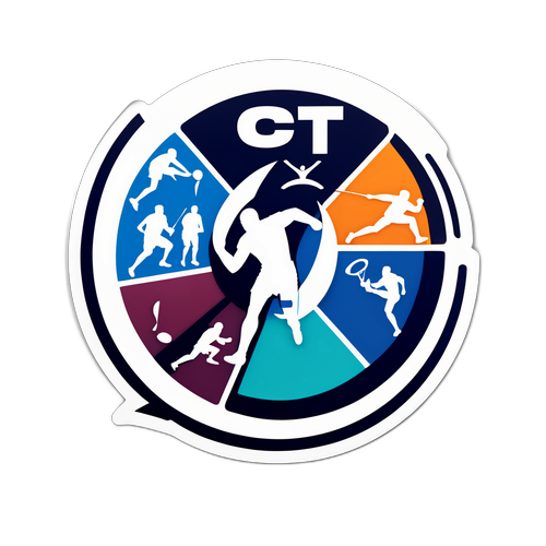CT Sport logo s atletickými siluetami