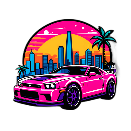 Stiker Seronok dengan Logo Rockstar Games