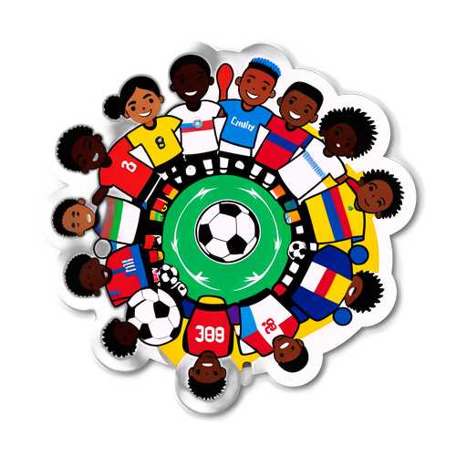 Stiker Merayakan Keragaman dalam Sepak Bola
