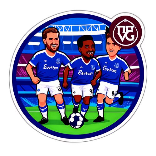 Samolepka Everton vs. West Ham