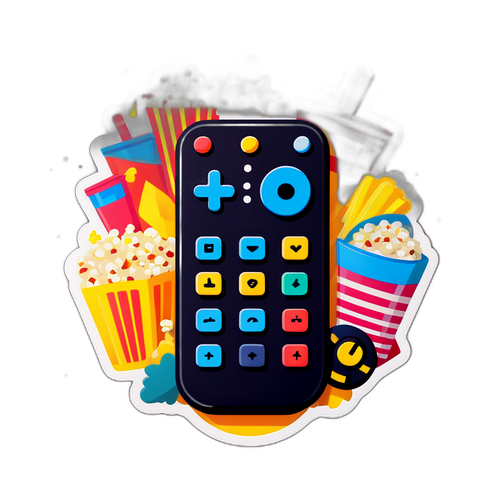 Design moderno del telecomando TV