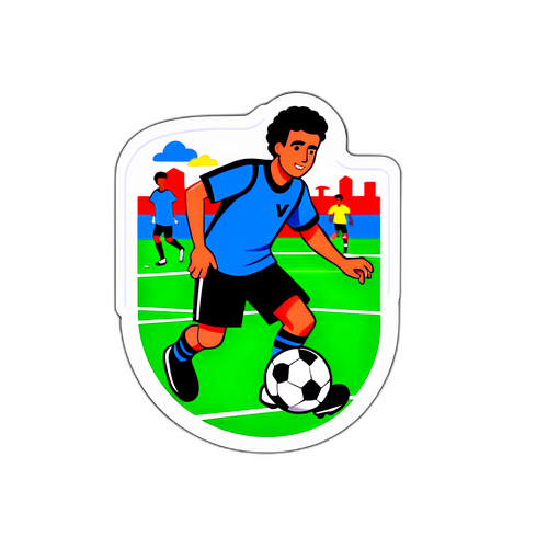 Yusuf Demir'in Genç Yeteneklerini Temsil Eden Çıkartma