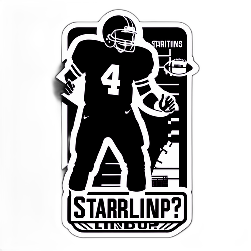 Starting Lineup? Quarterback Silhouette