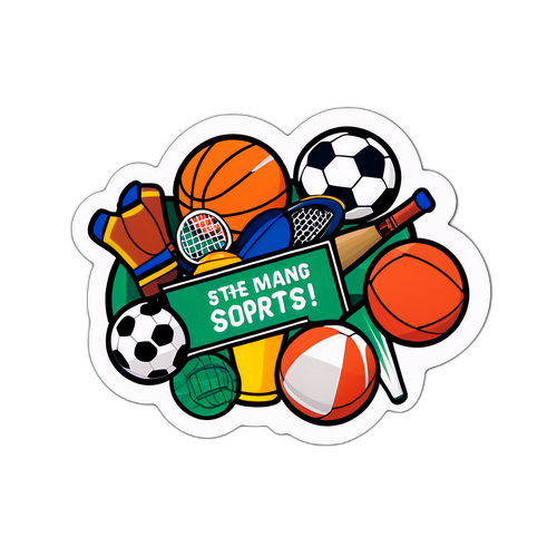 运动装备与积极口号