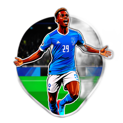 Alexander Isak Målfejringsklistermærke