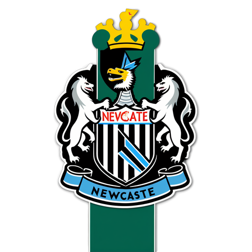 Newcastle Emblem och Fotbollsscen