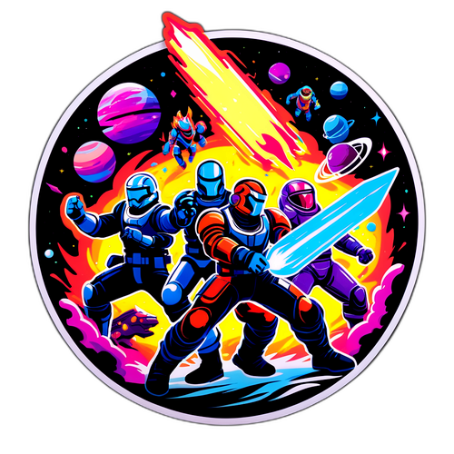 Autocollant Apex : Bataille Intergalactique