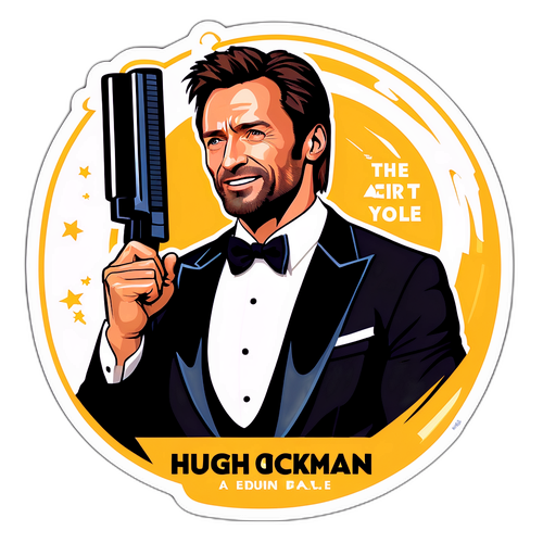 Hugh Jackman Tribute Sticker