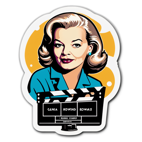 Gena Rowlands' İkonik Rolü: Bu Vintage Stickerla Sinema Tarihini Yeniden Yaşayın!