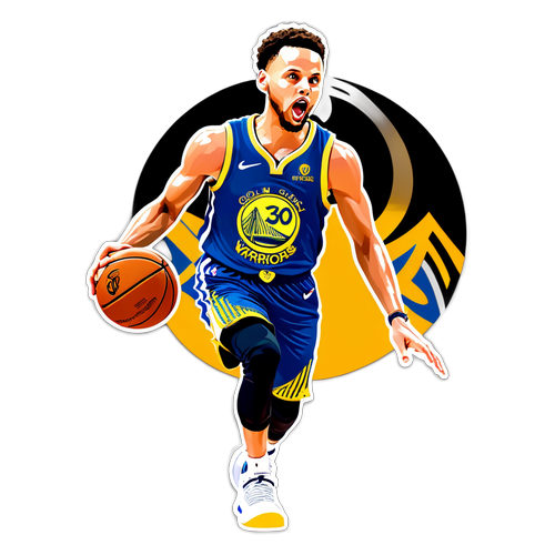 Sticker ng Aksyon ni Stephen Curry