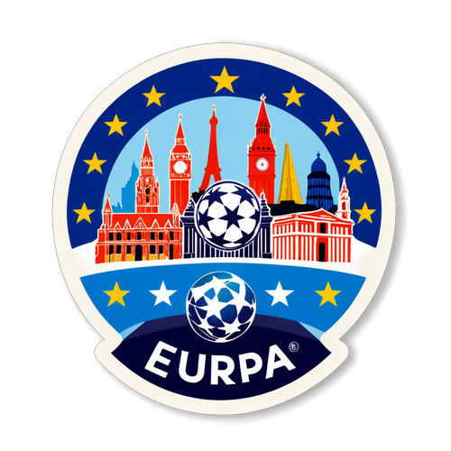 สติกเกอร์แลนด์มาร์คยุโรป UEFA Europa Conference League