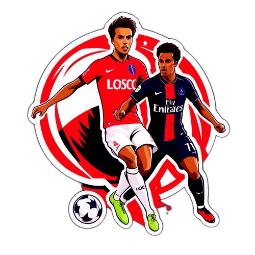 Intensiv Fotbollsscen: LOSC vs PSG