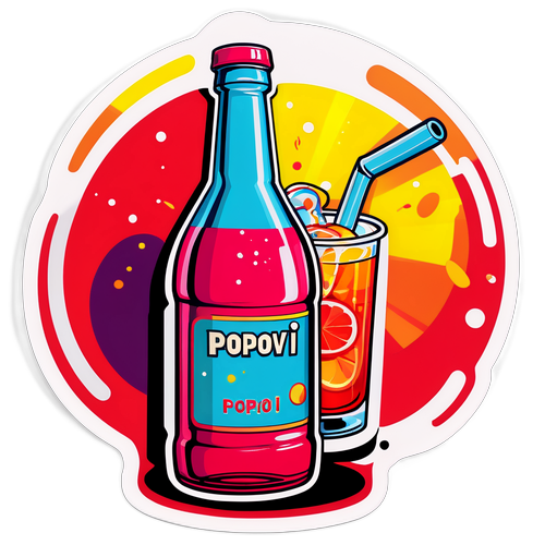 Pop Art Sticker af Drik