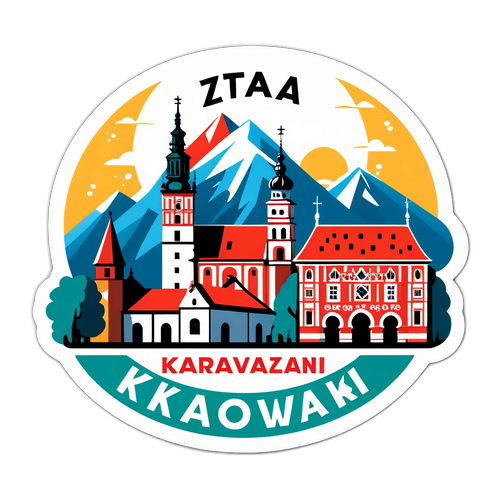 Aufkleber mit polnischem Erbe