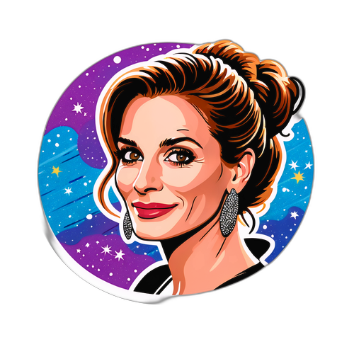 Künstlerische Darstellung von Julia Roberts