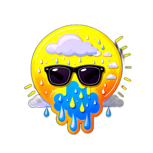 Сонечне обличчя з сонцезахисними окулярами