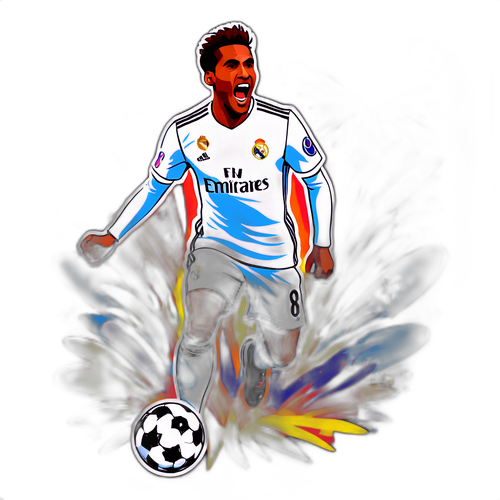 Người chơi Real Madrid ăn mừng bàn thắng