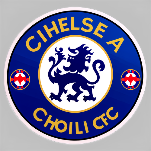 Minimalist Chelsea FC Logo med Moderne Elementer