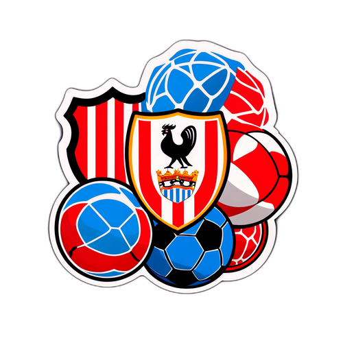 Athletic Bilbao ve Real Sociedad Derbisi Sticker