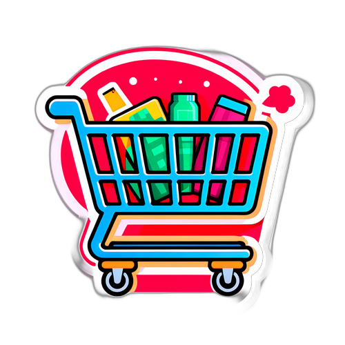 ショッピングカートに満載のエイオン製品