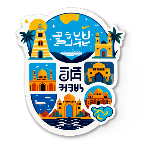 מדבקת תיירות מבאר שבע