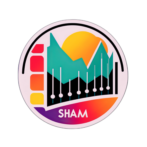 Stiker Grafik Pasar Saham 'Saham Cuan'