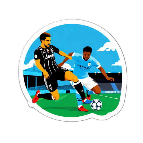 Moment captivant din meciul Juventus - Man City