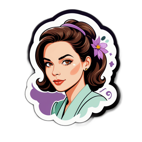 Minimalistisk Anne Lindmo Sticker