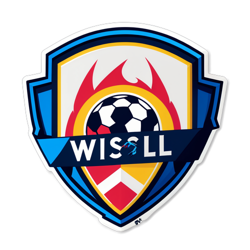 NWSL Shield Sticker with Soccer Elements
