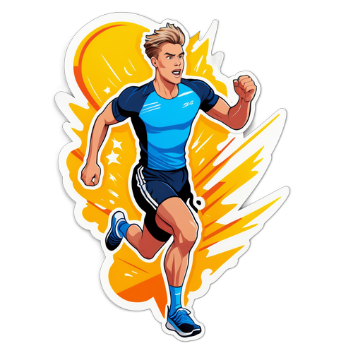Motivational klistremerke av Jakob Ingebrigtsen