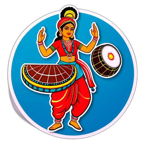বাংলা লোকসঙ্গীত এবং নৃত্যের স্টিকার
