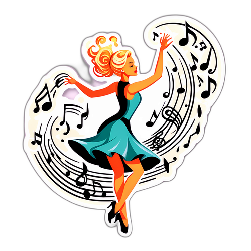 Retrotyylinen tarra Helena Ahti-Hallbergille