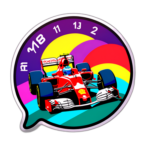 Kalendarium F1 w wibrujących kolorach
