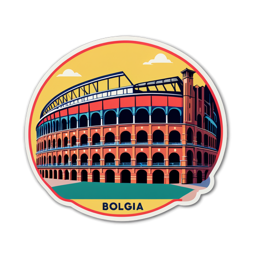 Sticker ya Uwanja wa Historia wa Bologna