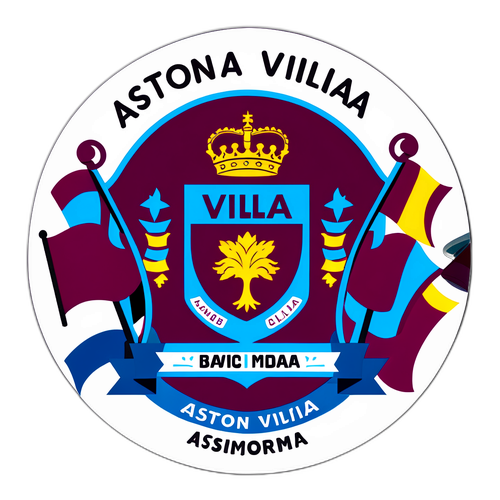 Aston Villa szurkolói zászlói és bannerjei