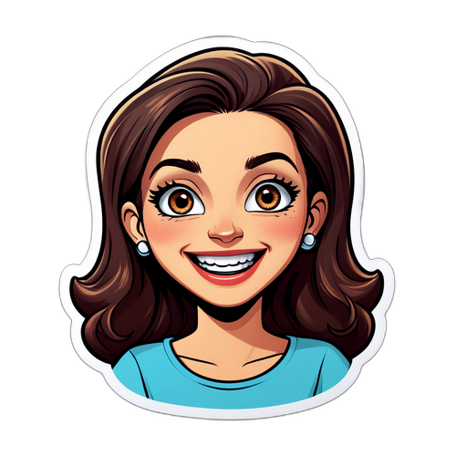 O caricatură jucăușă a Dianei Buzoianu