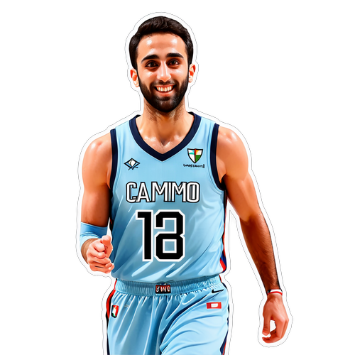 Σχεδίαση αυτοκόλλητου για τον Facundo Campazzo