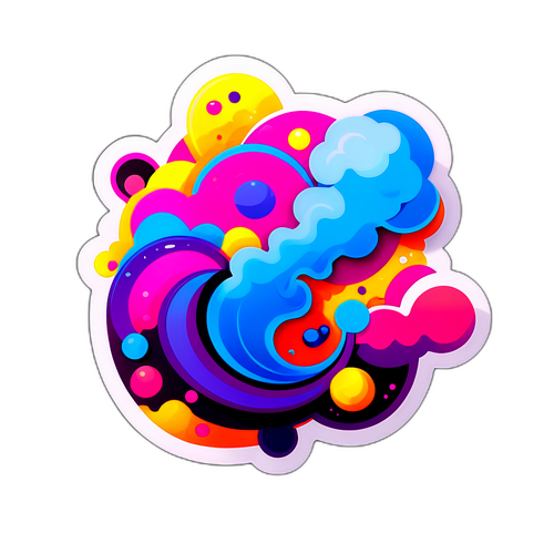 Сюрреалістичний дизайн із символом пара