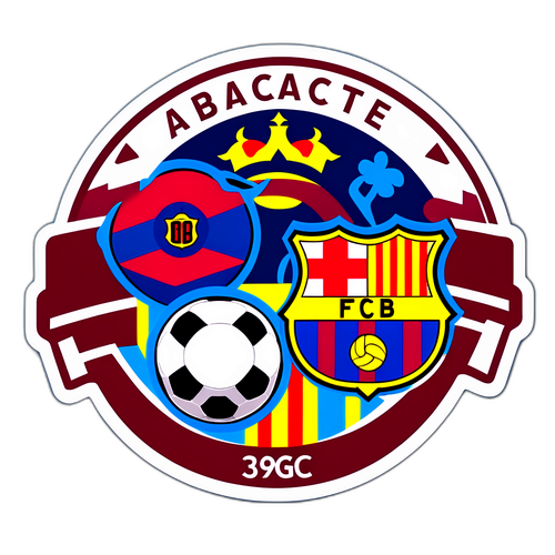 Sticker Albacete vs Barcelona