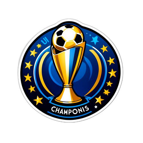 Designová nálepka UEFA Champions League