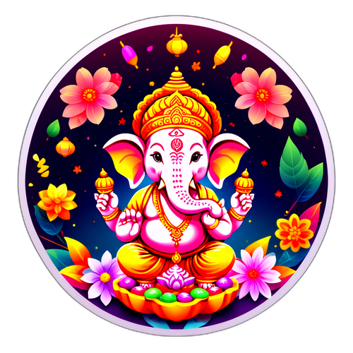 Stiker Perayaan Vinayagar Chaturthi